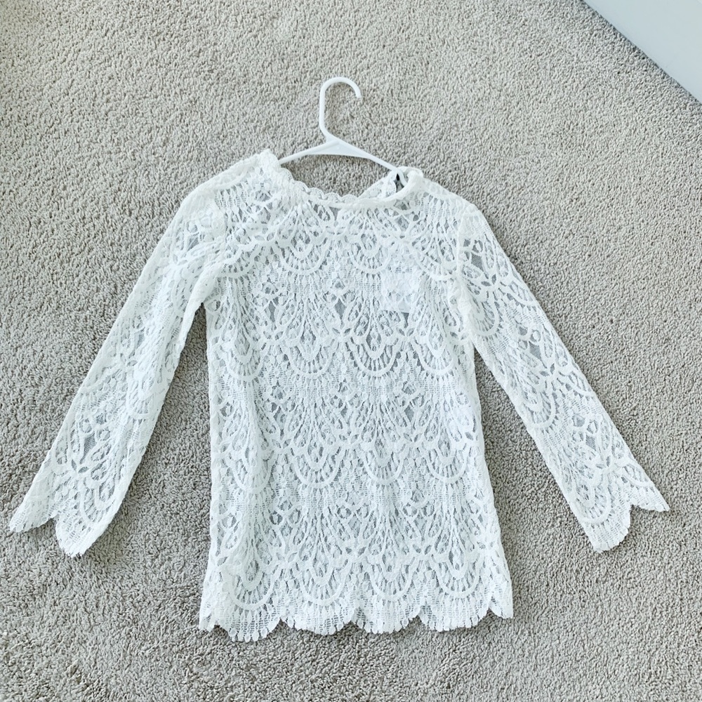 Zara lace top
